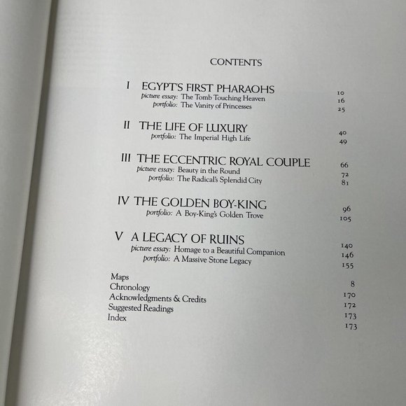 The Pharaohs - Treasures of the World - Stonehenge Press 1981 with foldouts - Picture 12 of 13